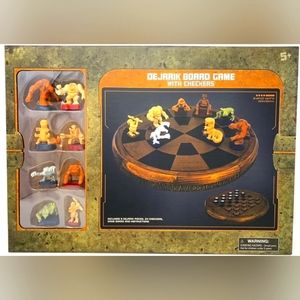 RARE! Star Wars Galaxies Edge Dejarik double Board game and checkers set!